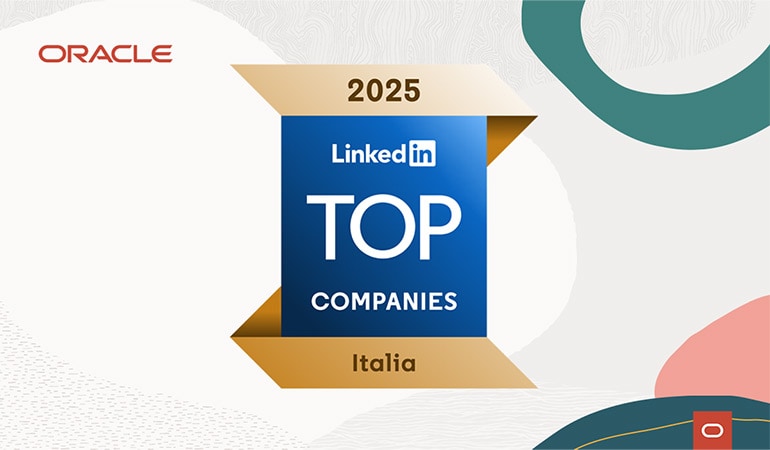 ORACLE is again among the 25 Top Companies of LinkedIN in Italy