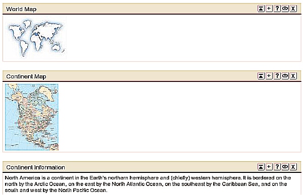 Figure 1: Sample Application: Events