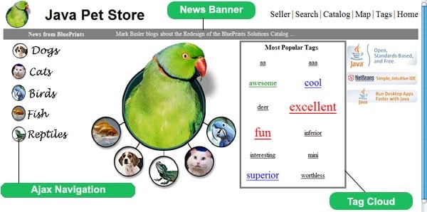 Introducing the Java Pet Store 2.0 Application