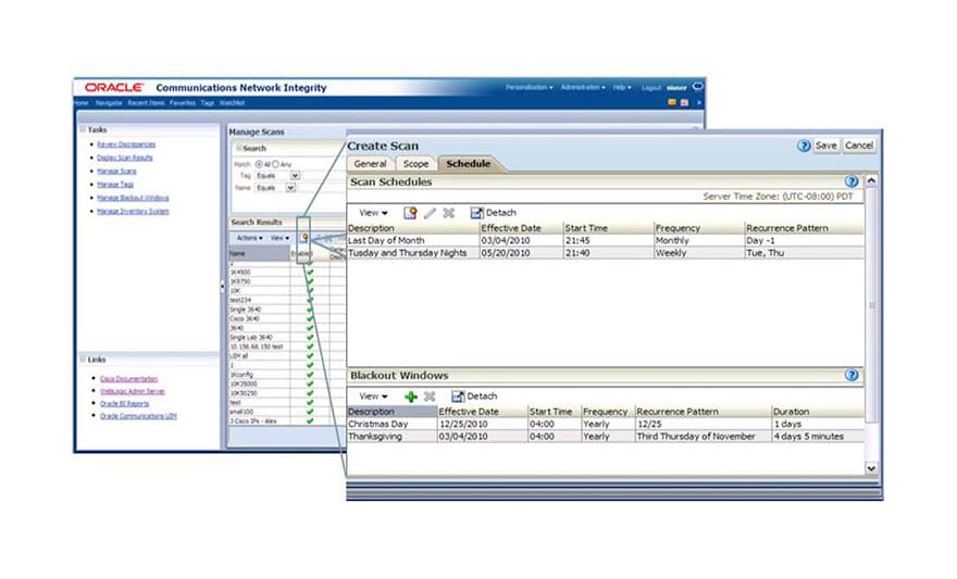 Network Integrity Network Reconciliation Oracle