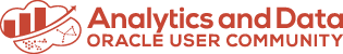 Analytics and Data Oracle User Community logo