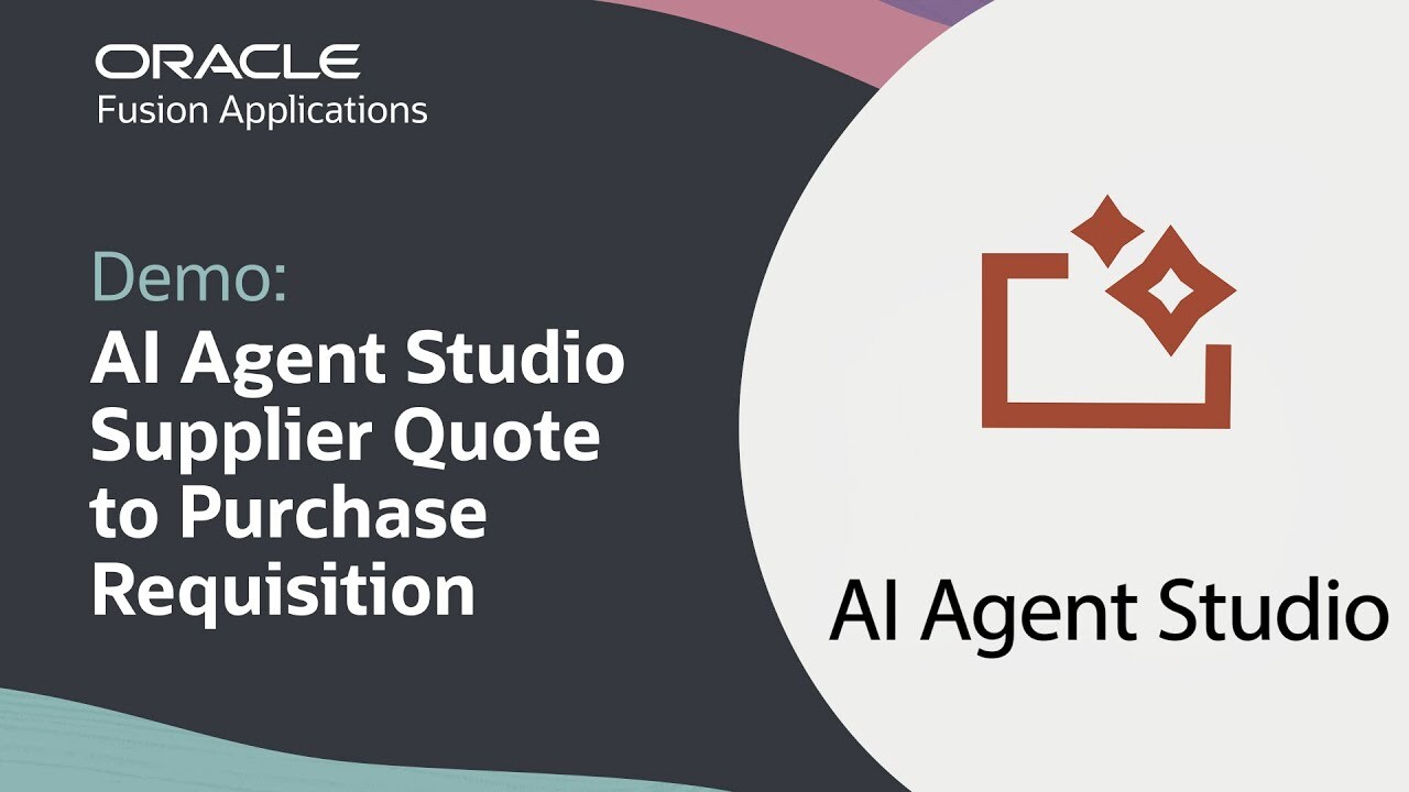 Thumbnail image for AI Agent Studio supplier quote to purchase requisition