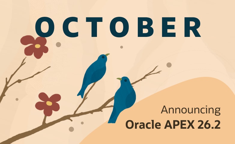 Thumbnail image for Oracle APEX community newsletter October 2026