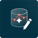 AI designed for data icon