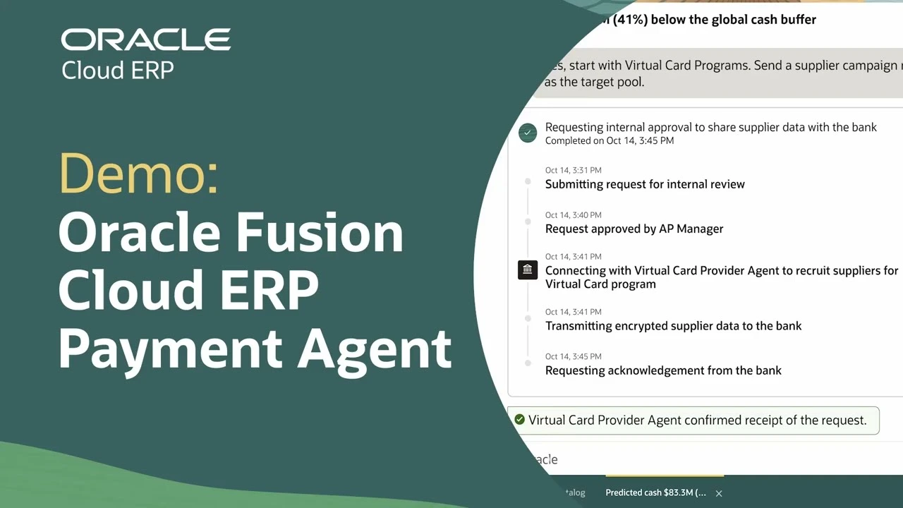 Thumbnail image for Oracle Fusion Cloud ERP Payment Agent