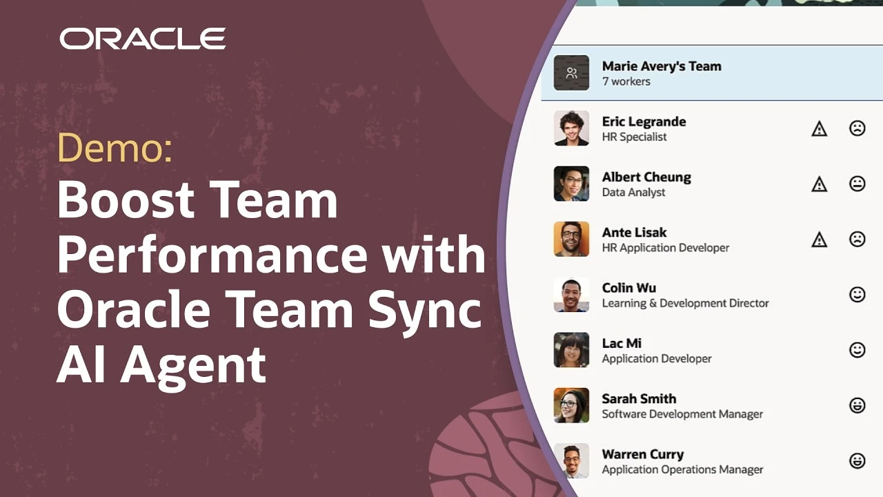 Thumbnail image for Oracle Team Sync AI Agent