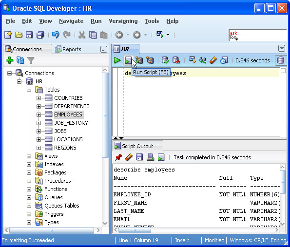 Oracle Sql Worksheet How To Column Numbers