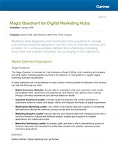 Oracle Named A Leader in 2016 Gartner Magic Quadrant for Digital Marketing Hubs