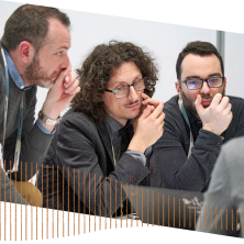 Three people learning at CloudWorld