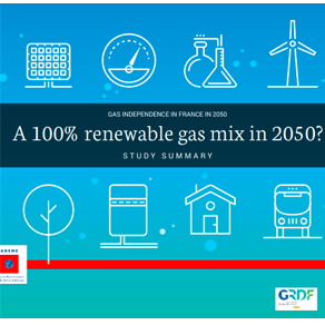 Study: 100% renewable gas mix