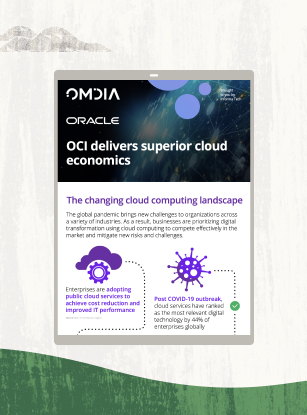 Omdia: OCI delivers superior cloud economics