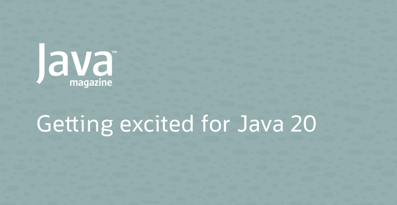 Java Mag Newsletter Banner