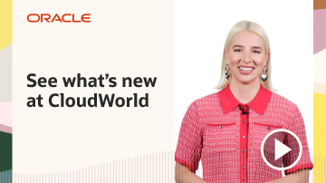 Watch to learn about what you can expect this year at CloudWorld
