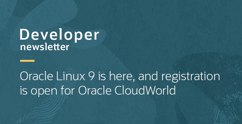 Developer Newsletter Banner Image