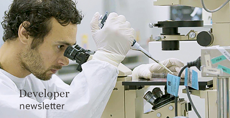 Developer newsletter banner image