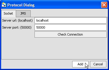 The protocol dialog