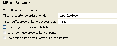 Improved MBean Browser Tree configuration