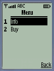 Figure 3.3: Info & Buy Commands