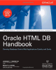 Oracle HTML DB Handbook（書籍）