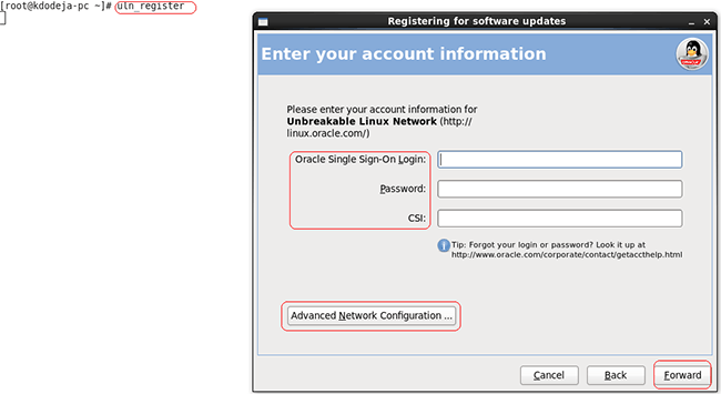 Unbreakable Linux Network 欢迎屏幕