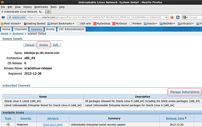 System Detail 屏幕