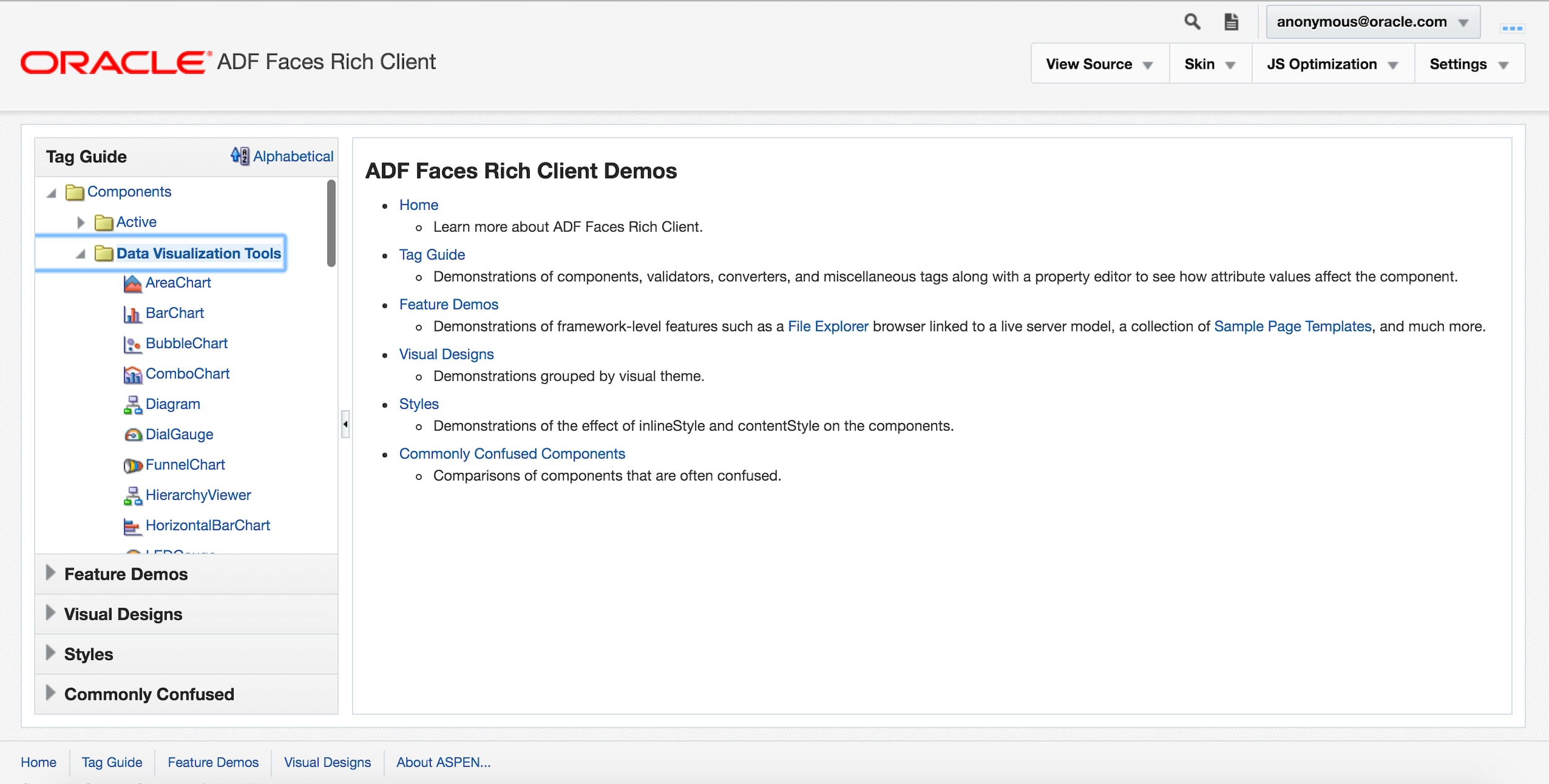 ADFFacesComponentsDemo