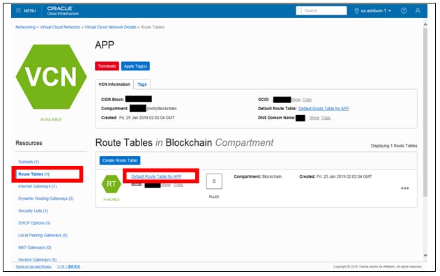 nternet Gatewayの設定