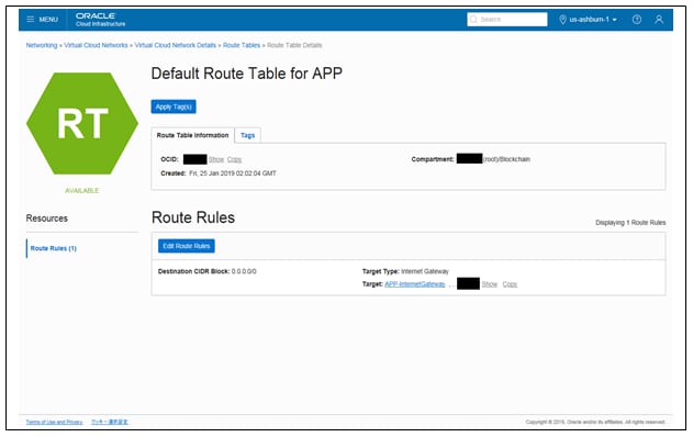 nternet Gatewayの設定
