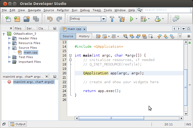 How to Develop Qt Applications in the Oracle Developer Studio IDE