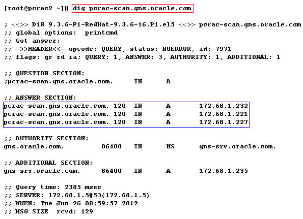 utilitario nslookup o dig