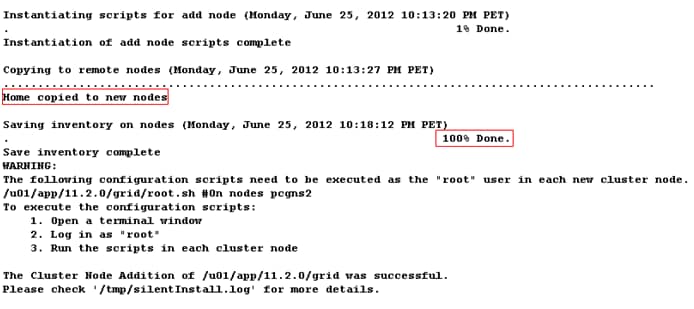 fin de la instalaci&oacute;n