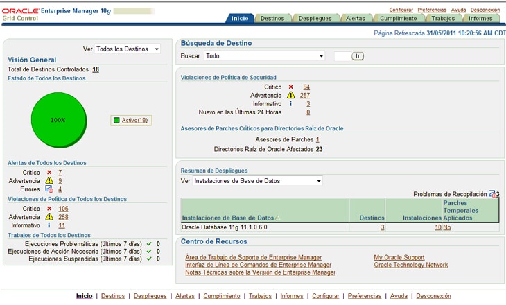 Ingresar al OEM, y hacer click en Despliegues