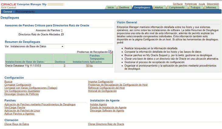 Debajo de Clonaci&oacute;n, hacer click en Clonar Base de Datos