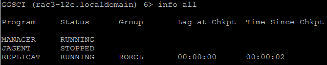 Teste a funcionalidade do Oracle GoldenGate com