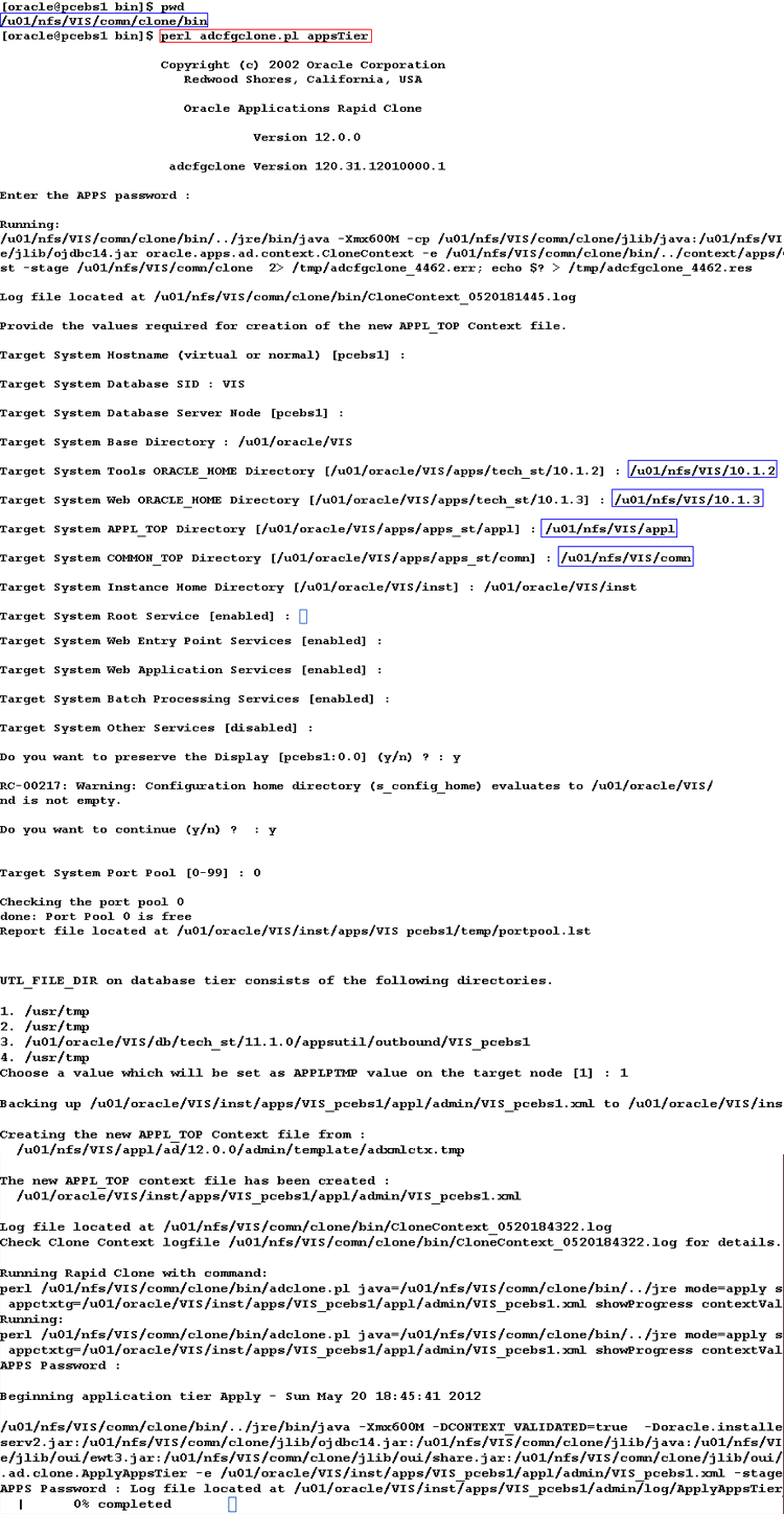 Ejecutamos una post clonación en el servidor