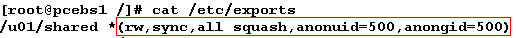Configuramos el archivo /etc/exports