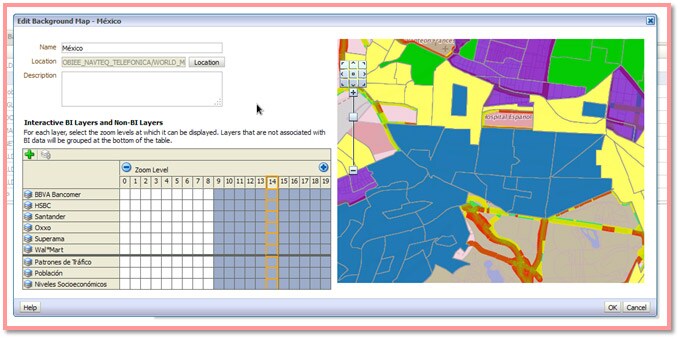 Ordenamiento de capas y previsualización del mapa