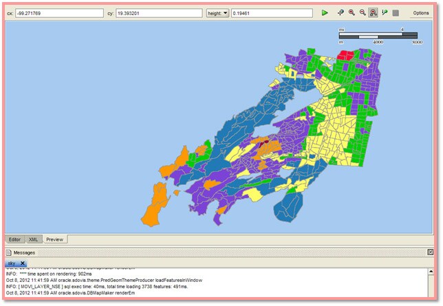 Previsualización de la capa de Niveles Socioeconómicos
