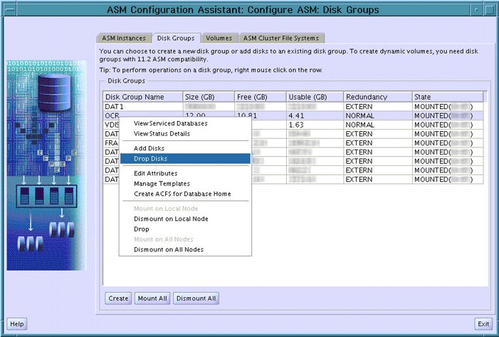 retirar los discos del disk