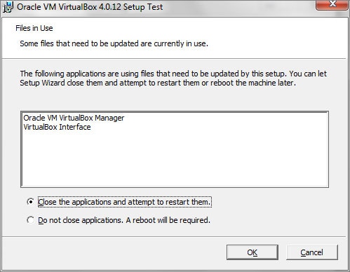 Se aparecer a mensagem abaixo, não se assuste