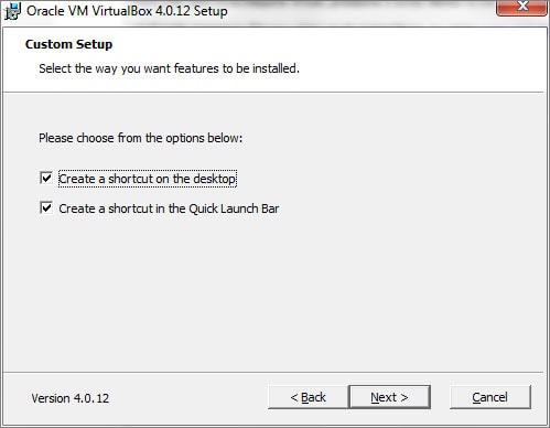 Criação de Atalhos