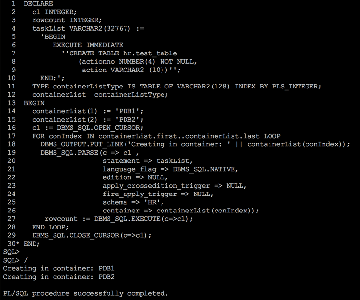 Verificando qual é o container corrente:
