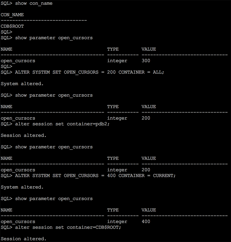 Verificando qual é o container corrente: