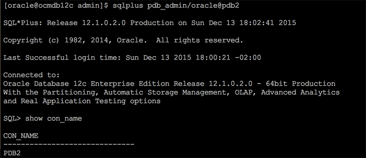 Verificando qual é o container corrente: