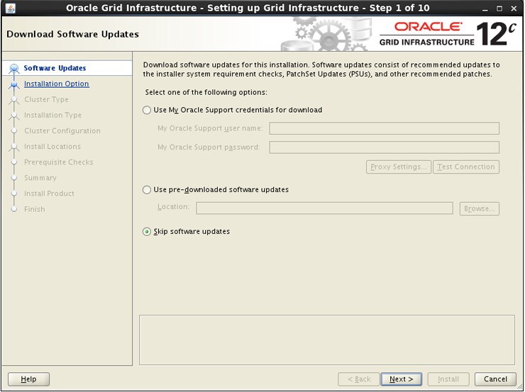 Instalação Oracle Database 12c sobre Oracle RAC 12c com ASM sobre Oracle Storage ZFS