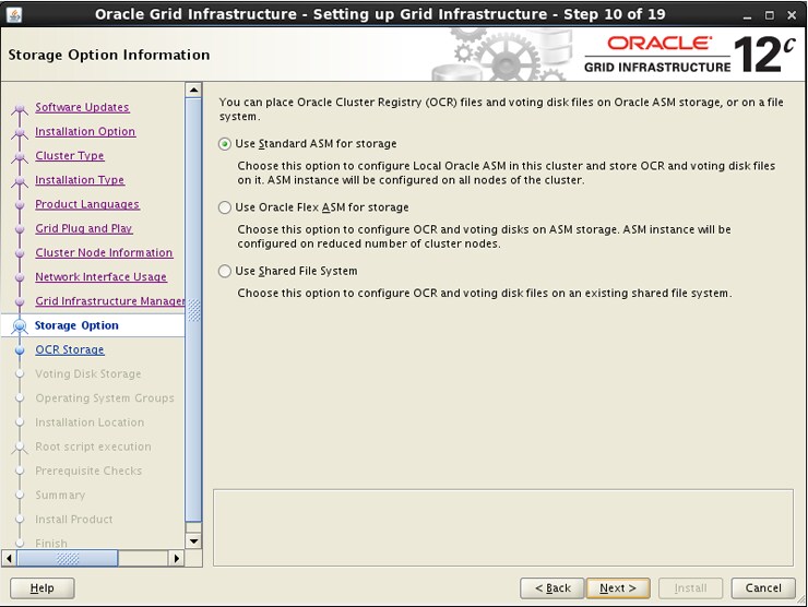 Instalação Oracle Database 12c sobre Oracle RAC 12c com ASM sobre Oracle Storage ZFS