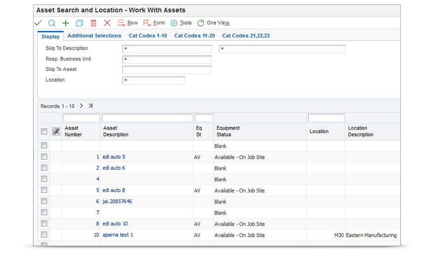 Jd Edwards Fixed Asset Accounting Resources Oracle