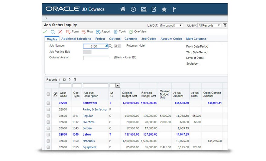 Jde Basic User Manual Job Cost