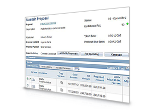 PeopleSoft Proposal Management