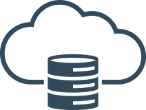 Big Data and Analytics Cloud Icon